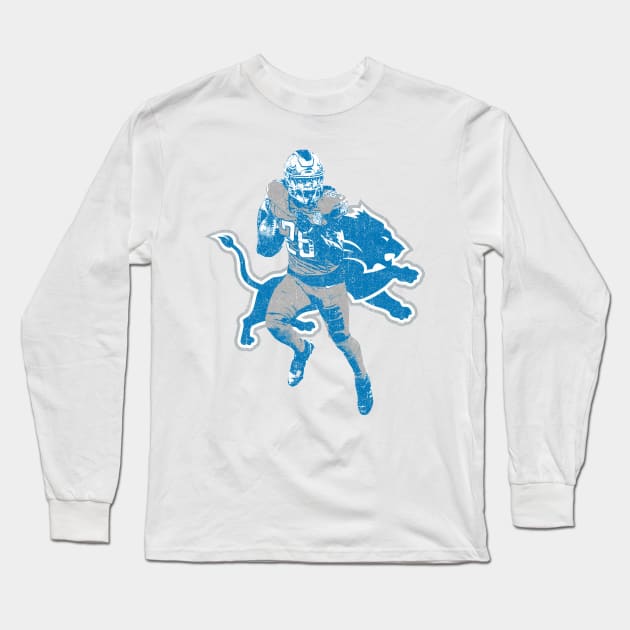 Jahmyr Gibbs (Variant) Long Sleeve T-Shirt by huckblade